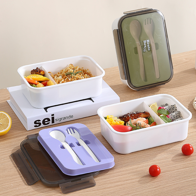 Stainless steel double layer lunch box with handle, portable single layer  student office worker lunch box bento box lunch box - AliExpress