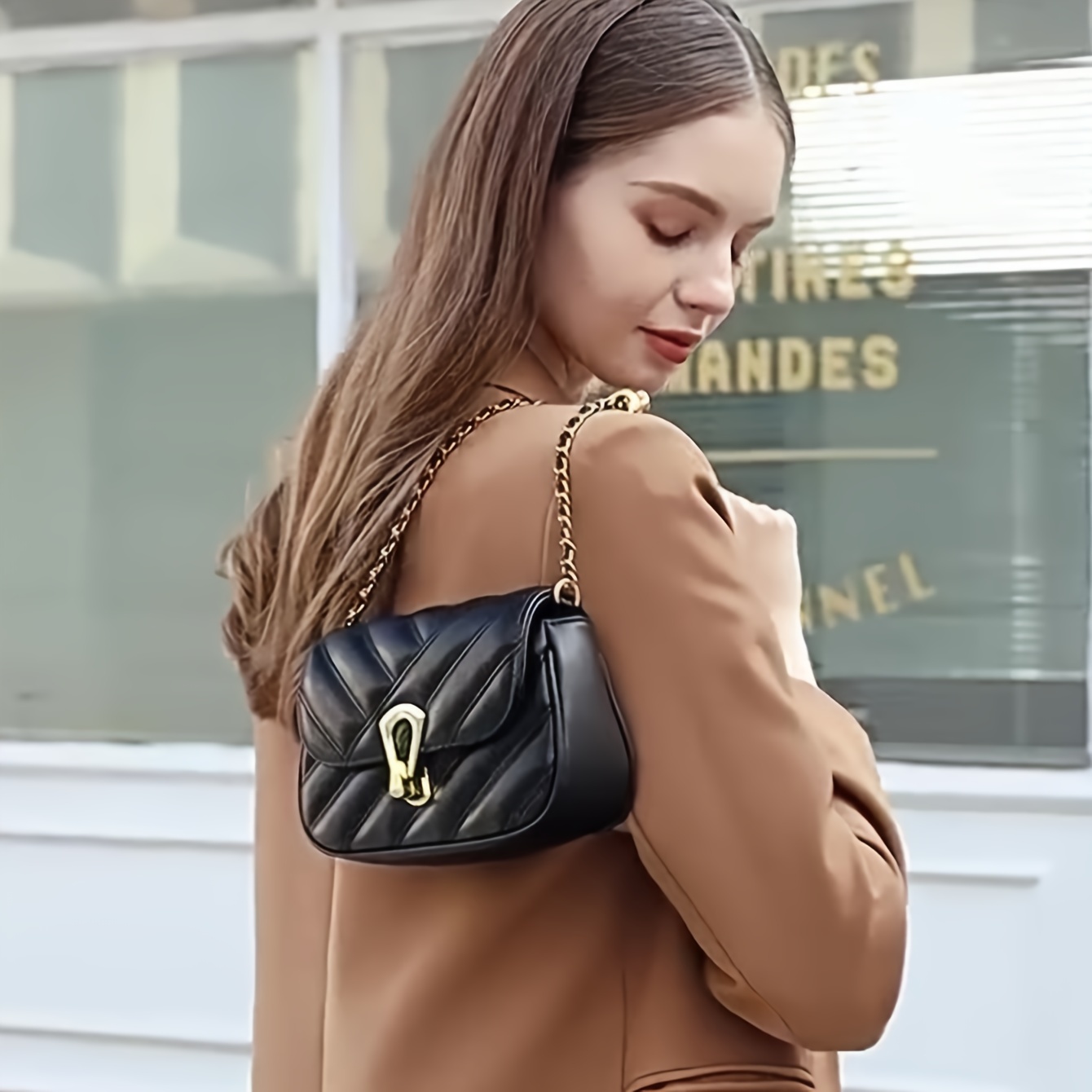 Luxury Fashion Genuine Leather Women's Bag Ladies Small Women Handbag Shoulder Crossbody Bag Laser
