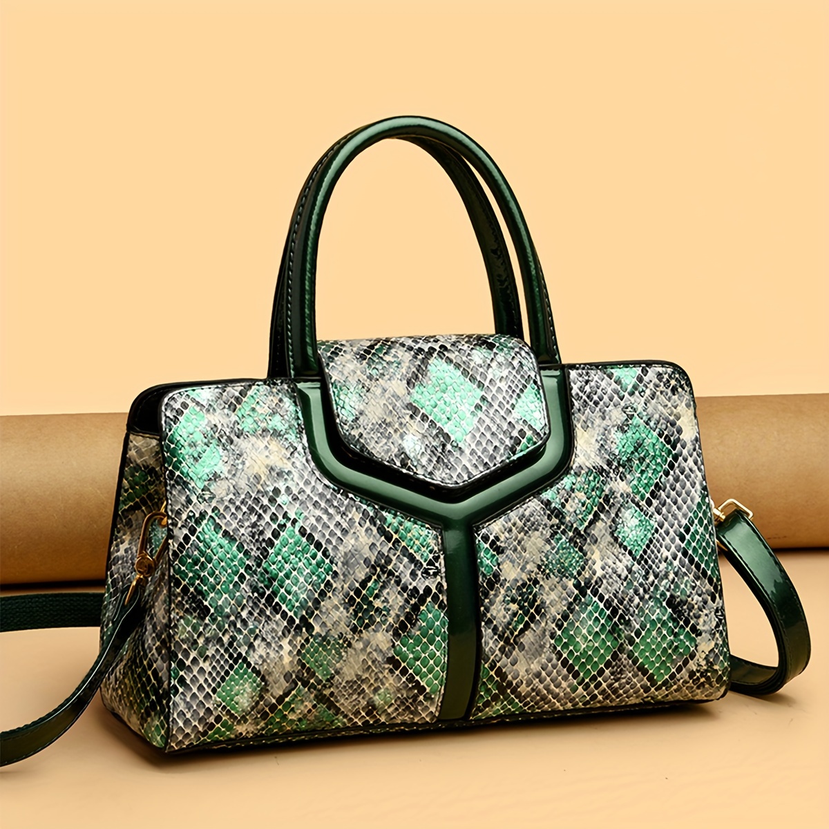 Aldo snake online purse