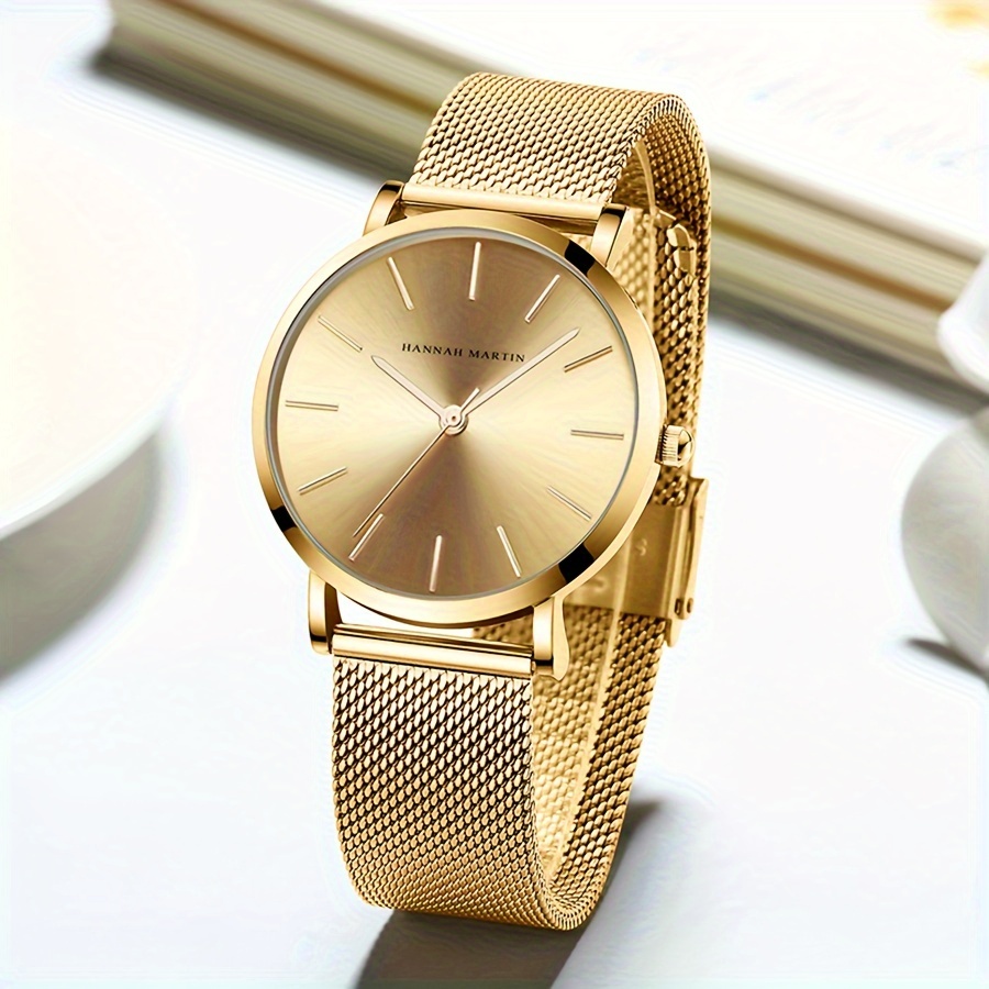Gold Uhren Damen - Kostenloser Versand Für Neue Benutzer - Temu