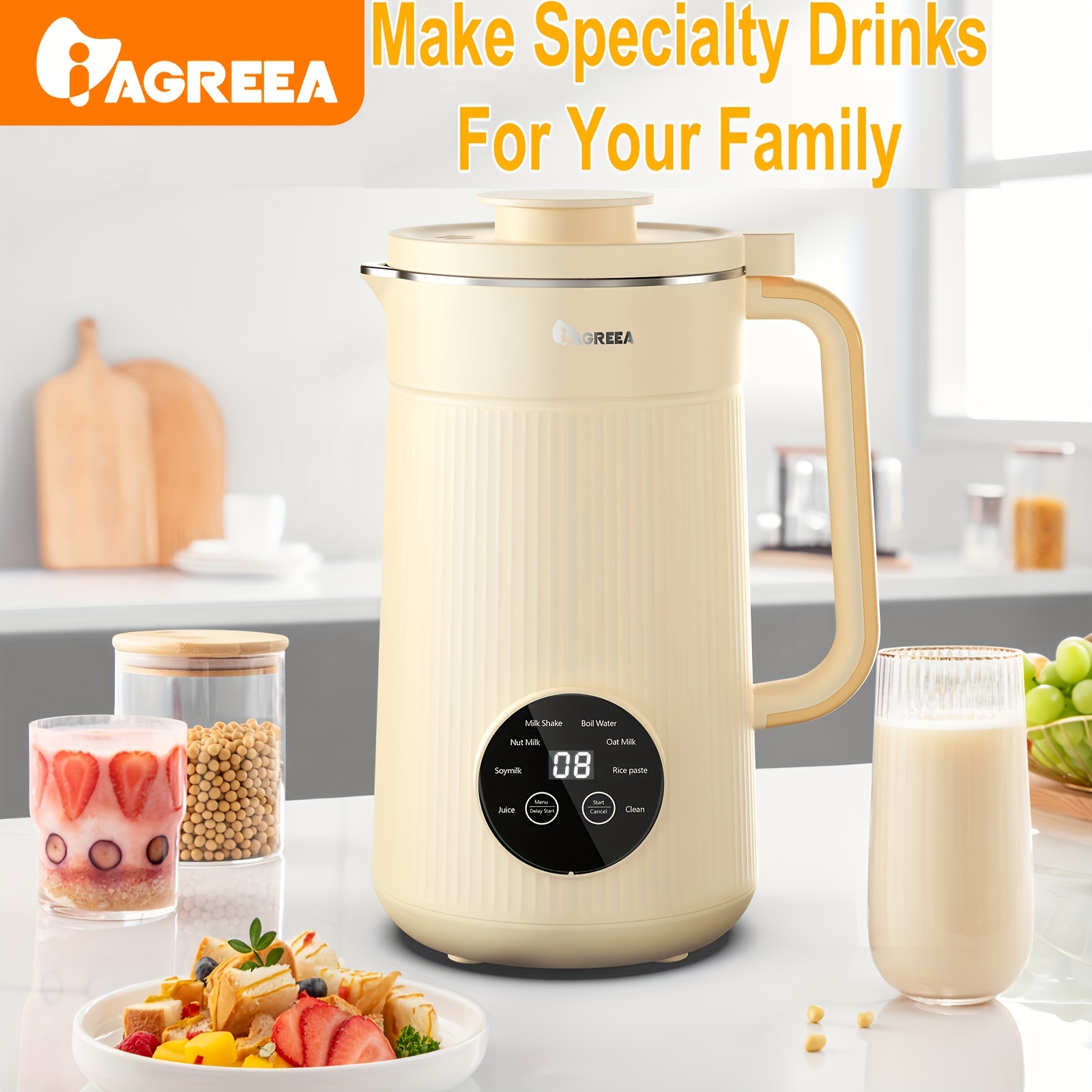 Electric Soy Milk Blender Juicer Soy Milk Rice Cereal And - Temu