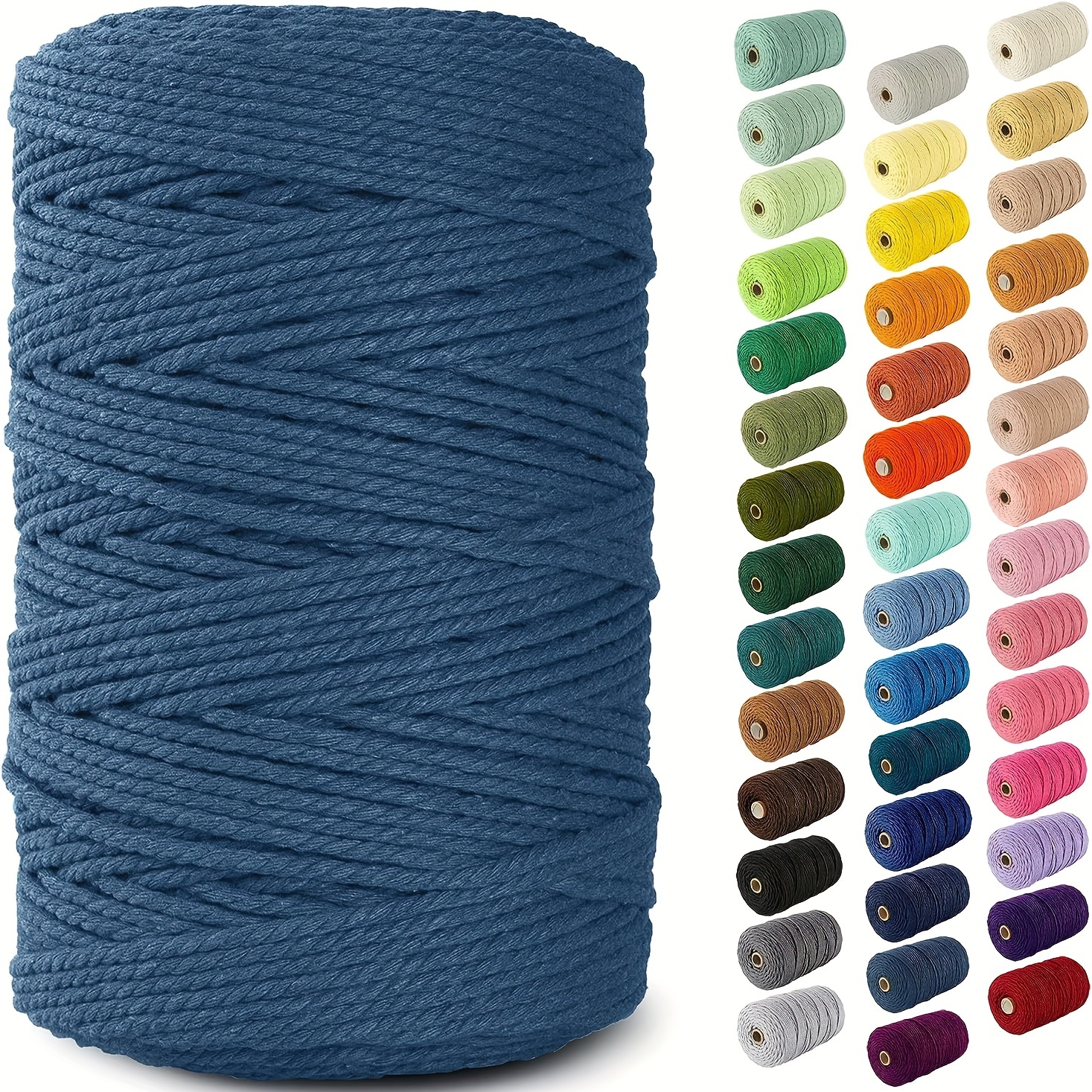 [Premium] 5mm Polyester Cord (100m) Macrame Rope DIY Handcraft | Yarn |  Decor | Fiber Art Supply