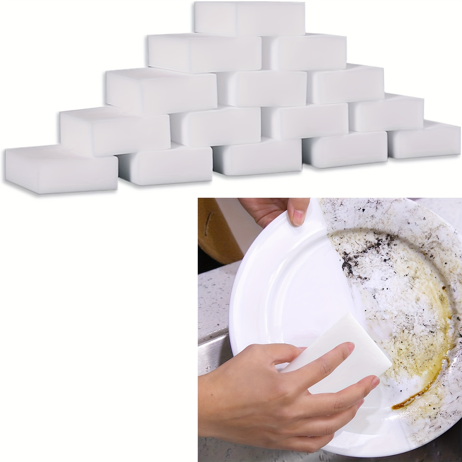 Magic Sponge Eraser Thick And Long Lasting Melamine Cleaning - Temu