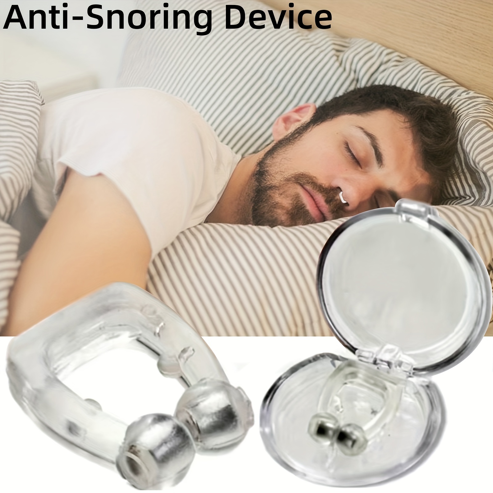 100 Uds. Tiras para dormir, dispositivos antironquidos para dejar de dormir,  cinta bucal para roncar LingWen 8390612777059