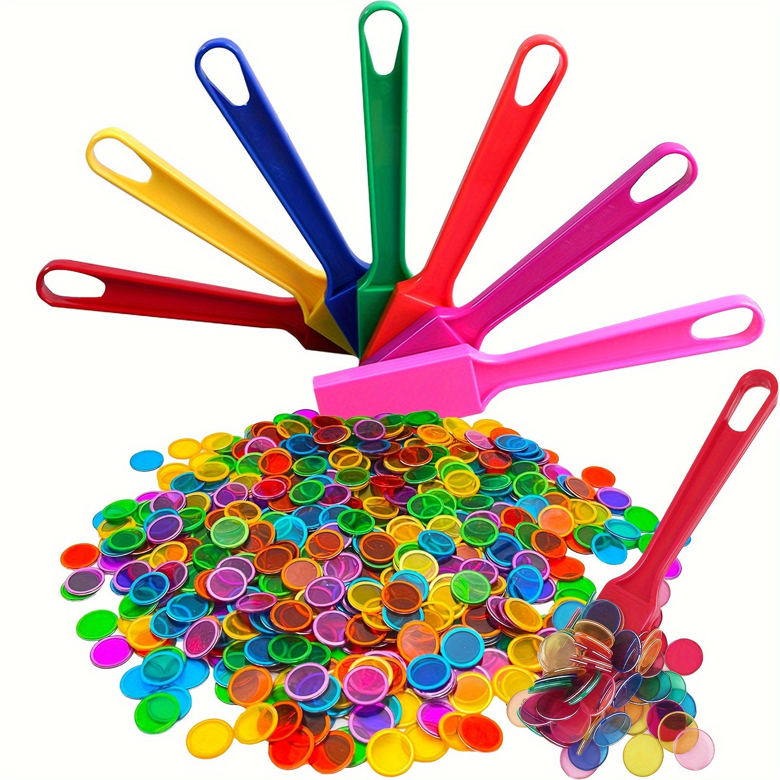 6 Colors Bingo Daubers,Washable Dot Markers, Bingo Markers,Water-Based Dot  Art Markers