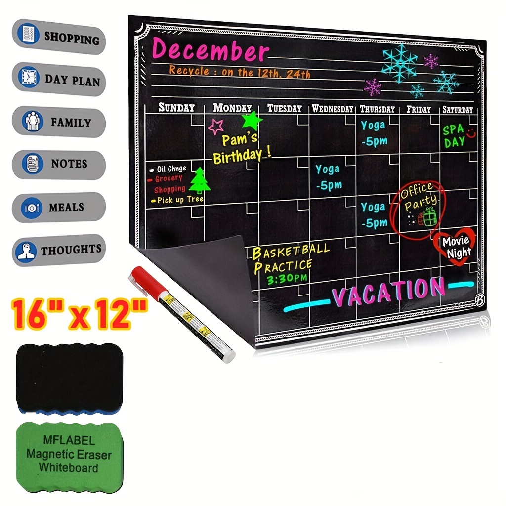 Chalkboard Calendar - Temu