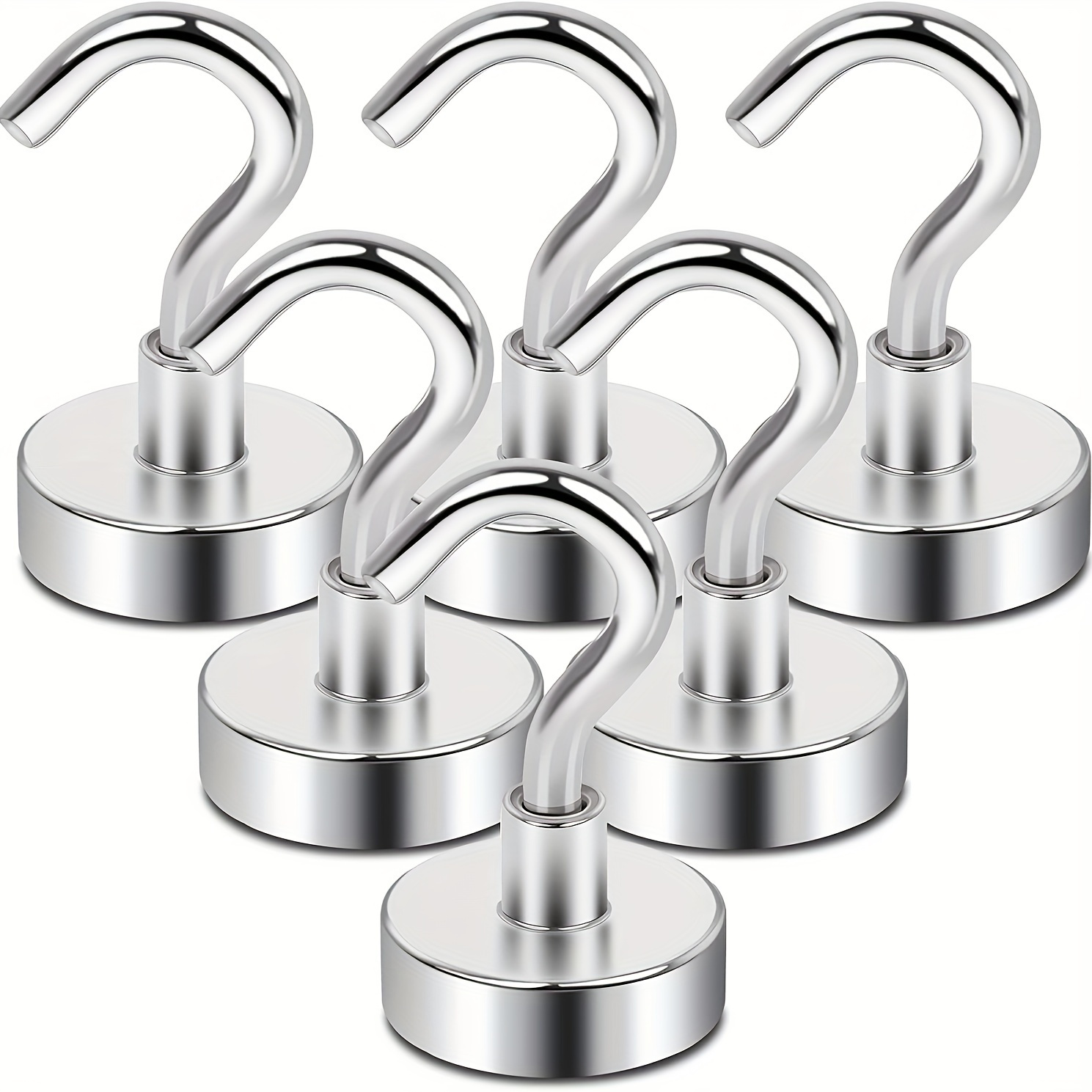 LOVIMAG 100LBS Heavy Duty Magnetic Hooks, Strong Neodymium Magnet Hooks for  Home, Kitchen, Workplace, Office etc, 32mm(1.26inch) in