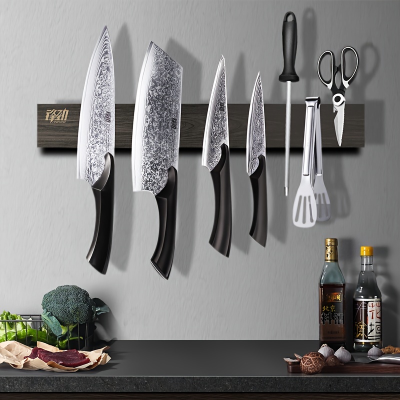 Magnetic Knife Strips Magnetic Knife Storage Strips, Knife Holder, Knife  Rack, Knife Strip, Kitchen Utensil Holder, Tool Holder, Multipurpose  Magnetic Shelf - Temu