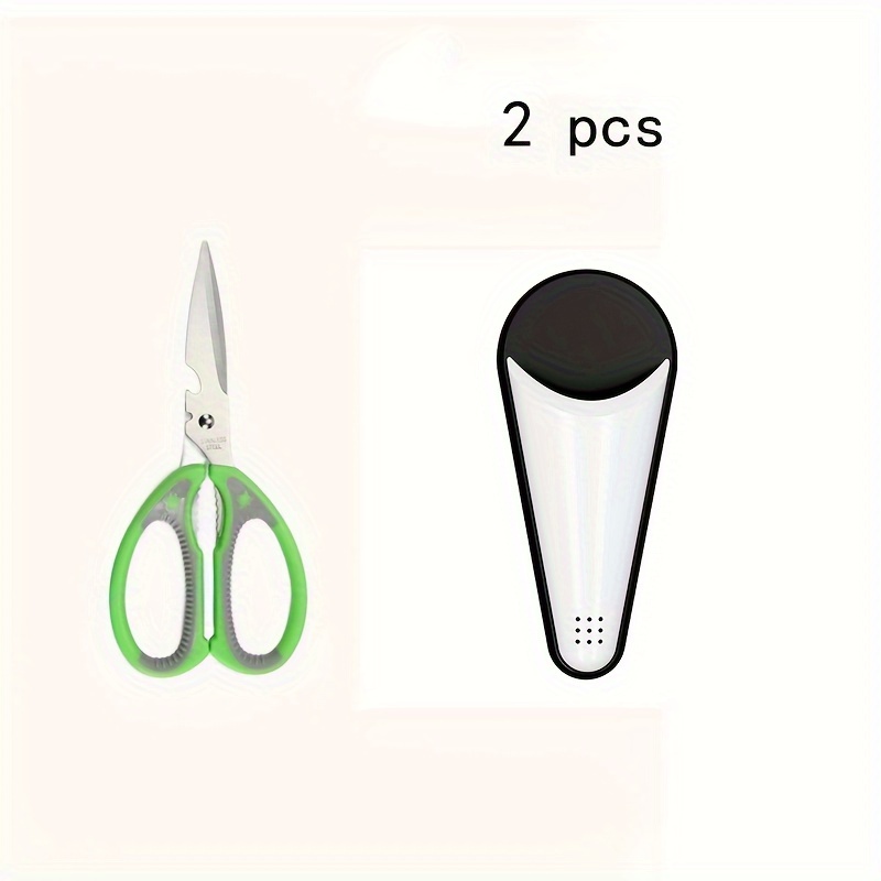 1pc Multifunctional Kitchen Scissor With Detachable Magnetic Holder For  Fridge And Food Cutting