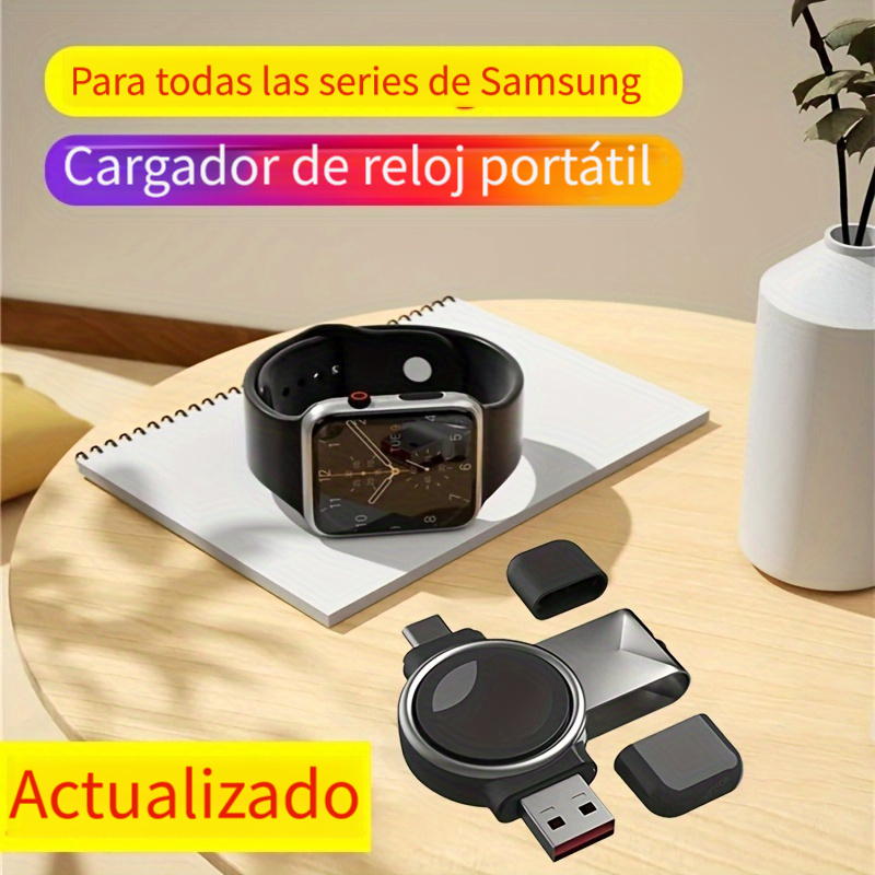 Cargador Inalámbrico Iwatch Series 9 8 7 6 5 4 3 2 1 Banco - Temu