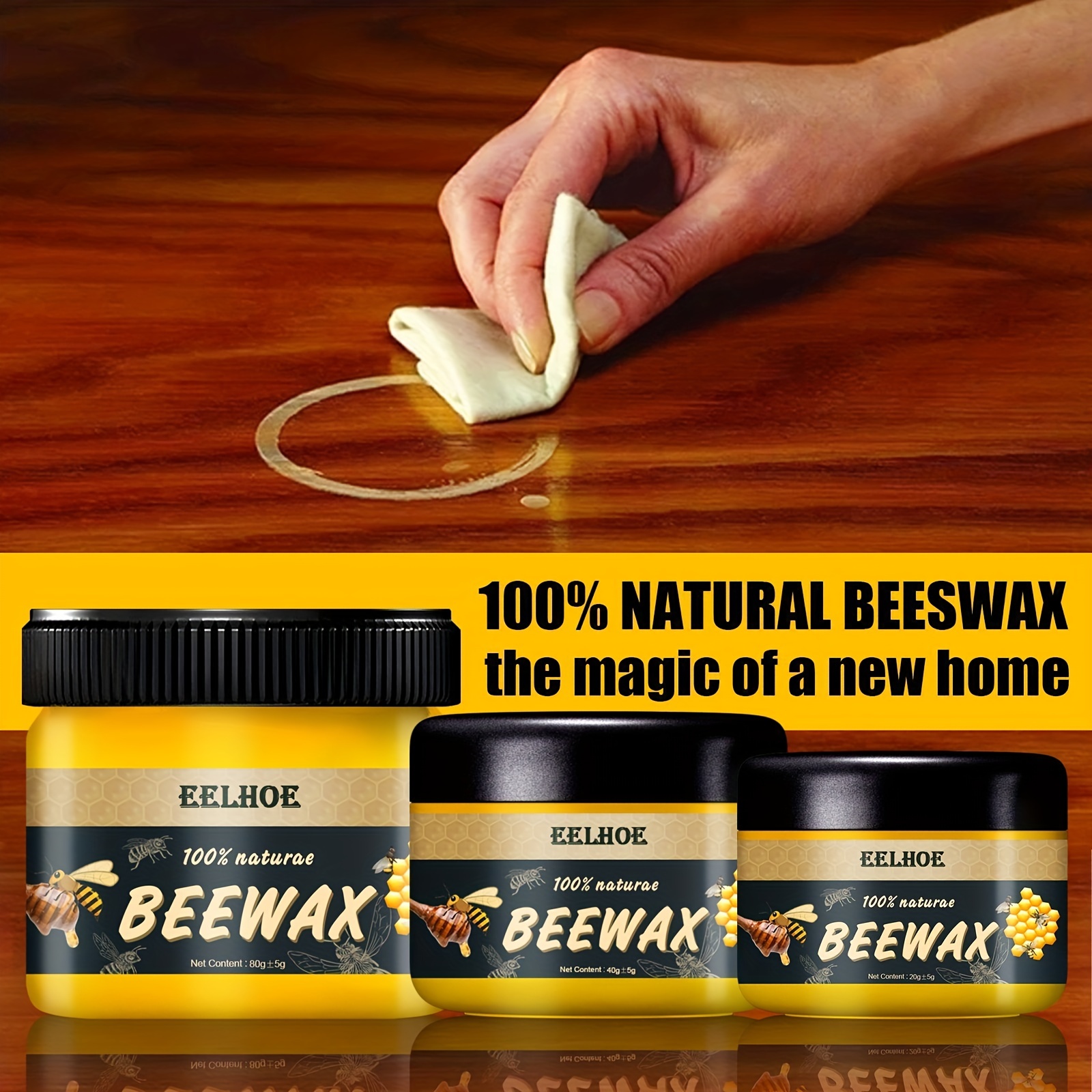 AKARZ White Beeswax Pure Natural Cosmetic Grade Top Quality for