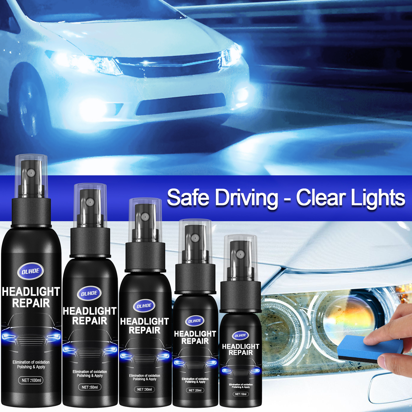 High Protection 3 In 1 Car Coating Spray 100ml Auto Nano Ceramic Coating  Polishing Spraying Wax Car Paint Scratch Repair Remover - AliExpress