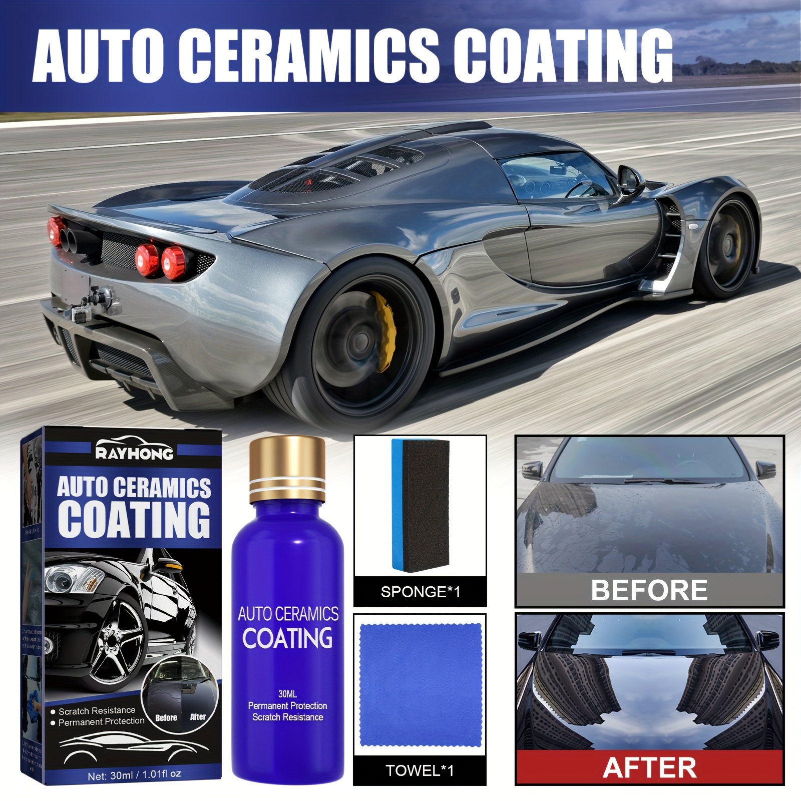 Ceramic Coating Car Wax -By Bright Formula for Cars India