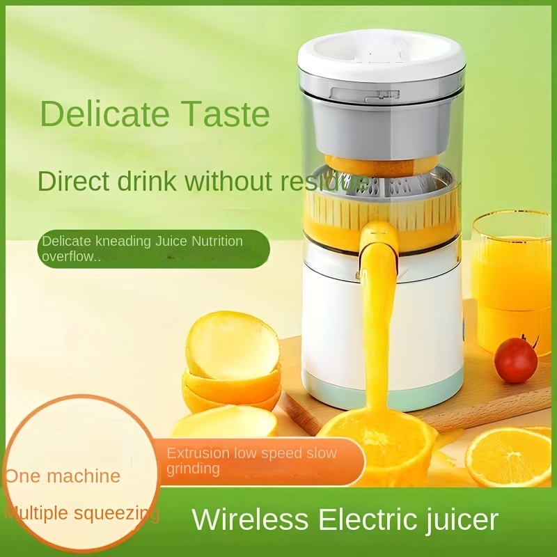 Potente exprimidor eléctrico con alto rendimiento de jugo | Exprimidor de  cítricos 200W + 2 conos | Máquina exprimidora de zumo de limón, lima