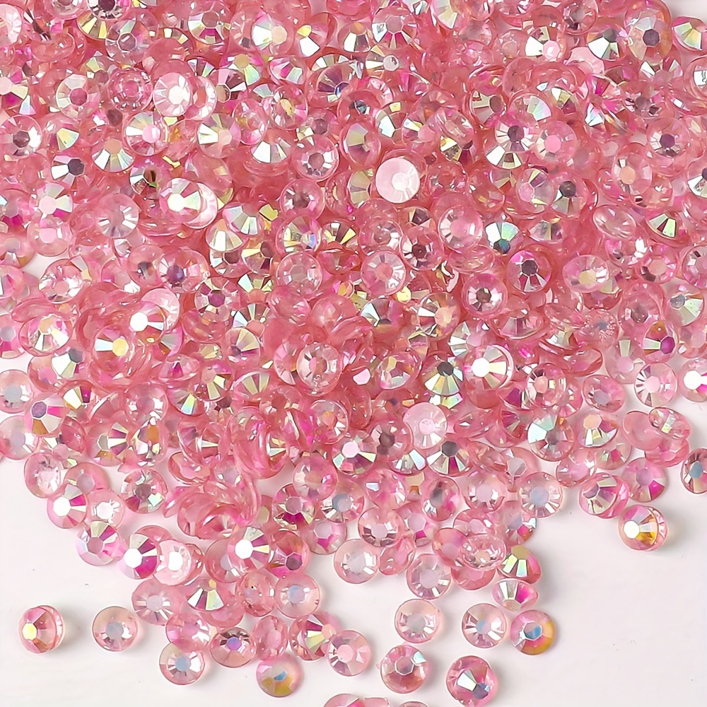 Diamantes De Imitación Rosas Para Uñas Gemas - Temu