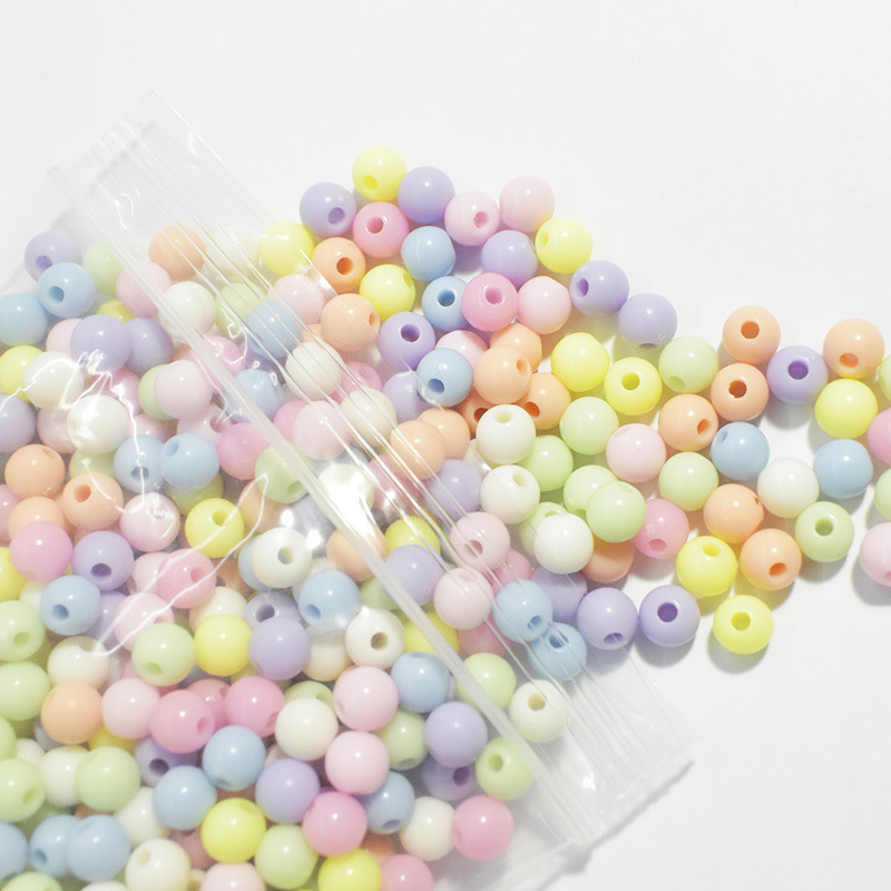 AB Colors Acrylic Pastel Beads 6mm 8mm 10mm 12mm 14mm Loose Round