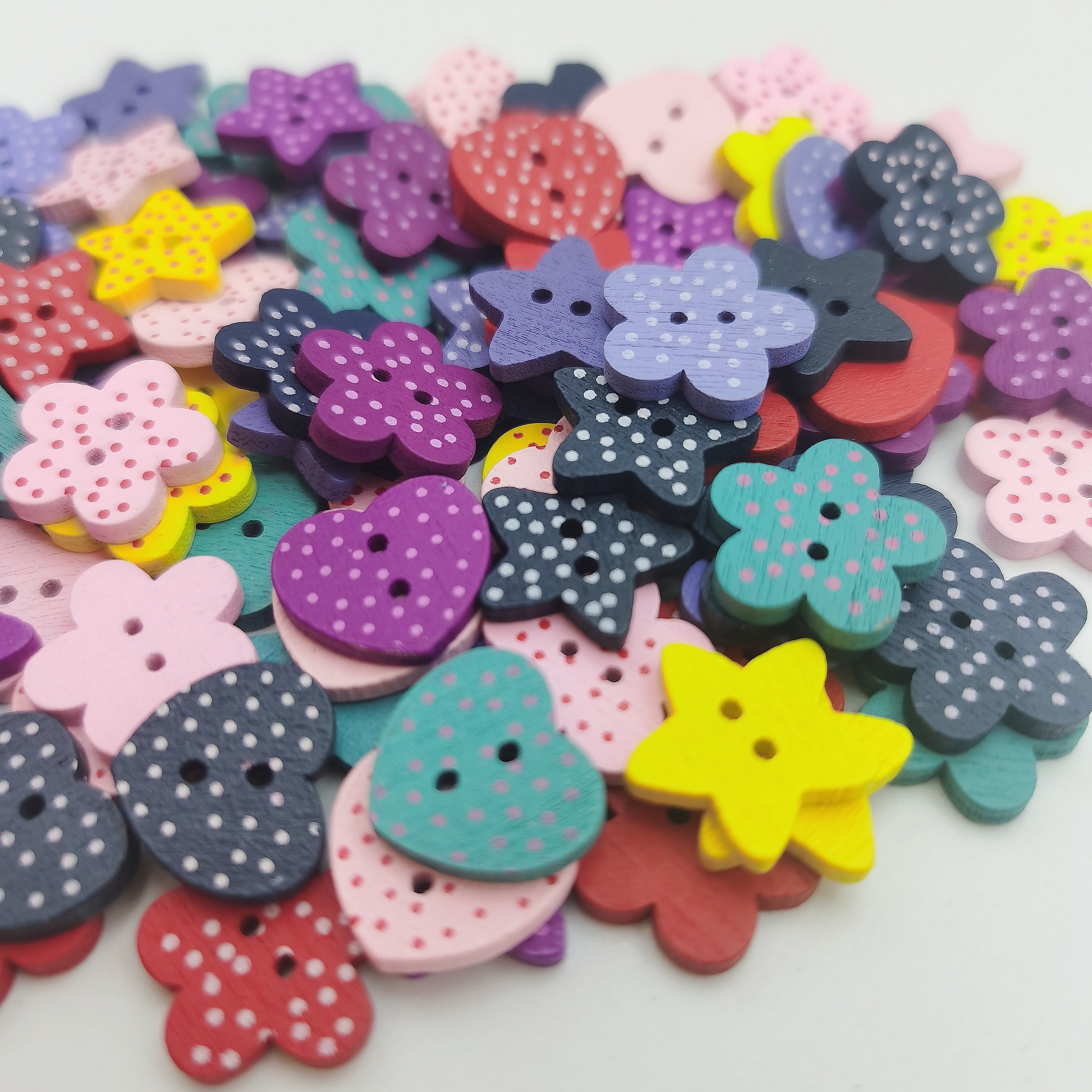 Mini Heart Buttons - Temu