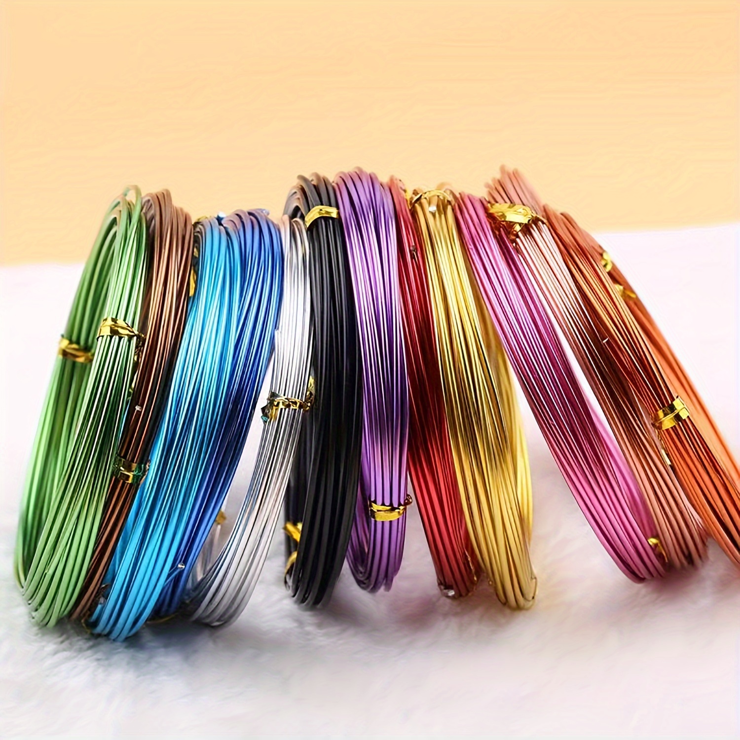 328ft Bendable Aluminum Craft Wire 20 Gauge Jewelry Wire for Jewelry Making