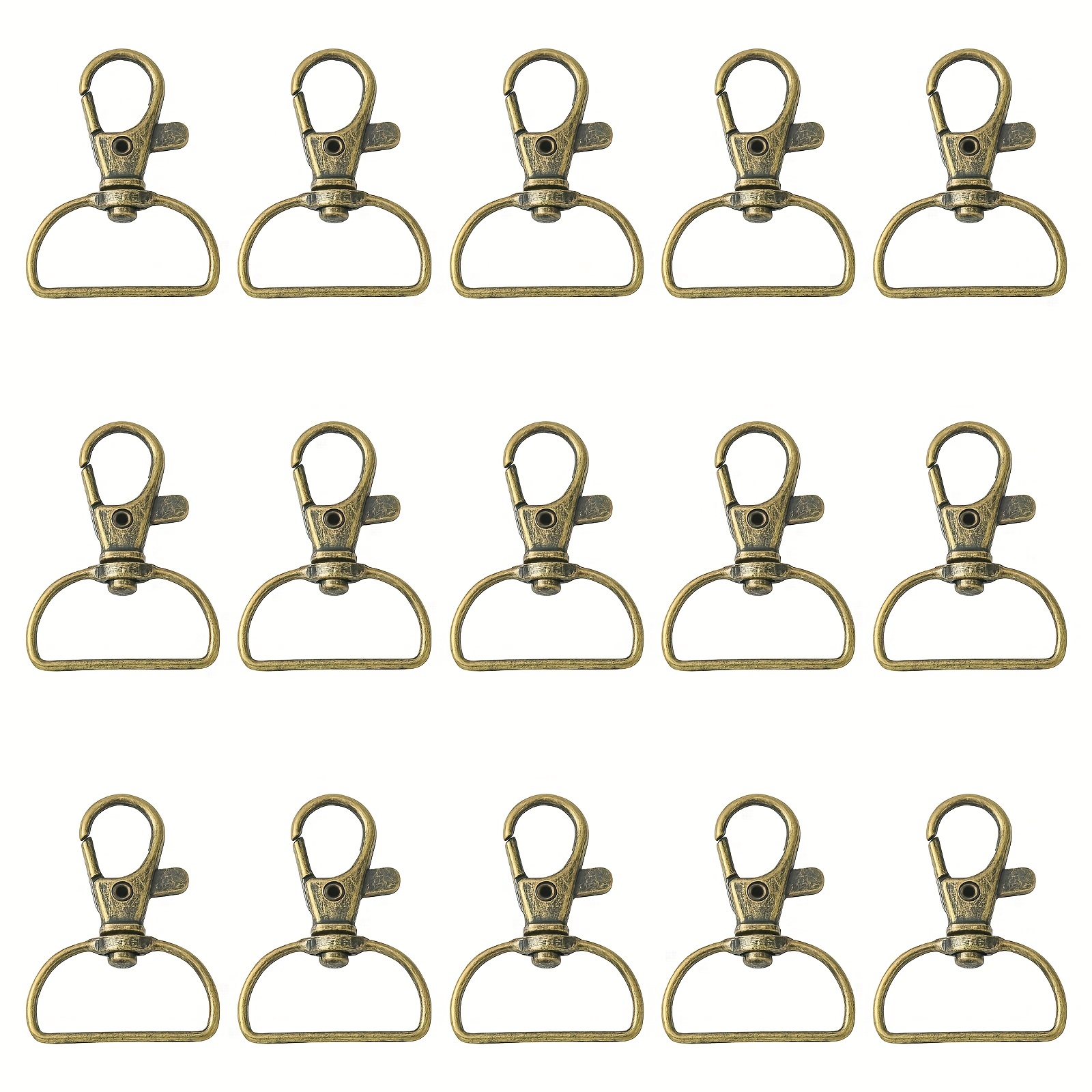 16mm- Metal Swivel Bags Strap Buckles Lobster Clasp Collar Carabiner Snap  Hook Diy Keychain Bag Part Accessories - Temu