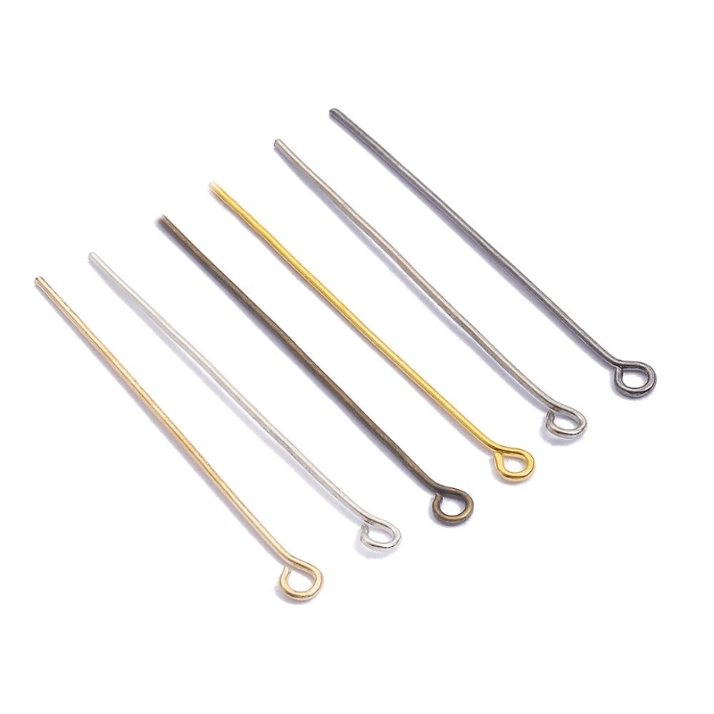 500 Pieces Flat Head Pins for Jewelry Making 2 Inch Straight Head