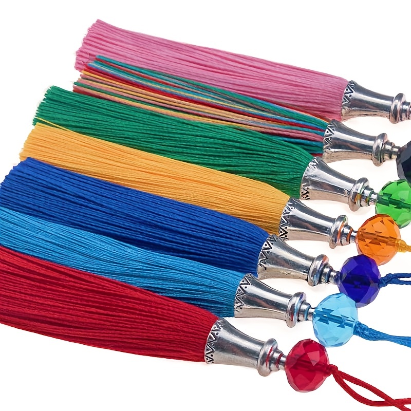Wholesale Small Artificial Rayon Silk Tassels for Jewelry Making