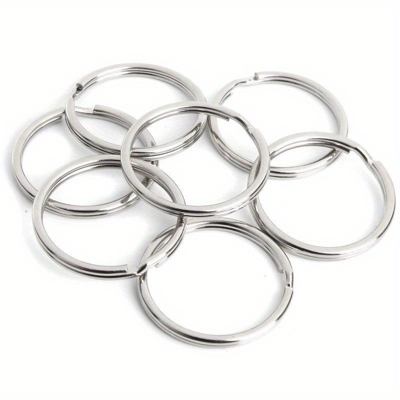 New arrived 10pcs/lot silver color Metal Key Rings buckle 60mm Long Split  Rings for KeyChains accessories