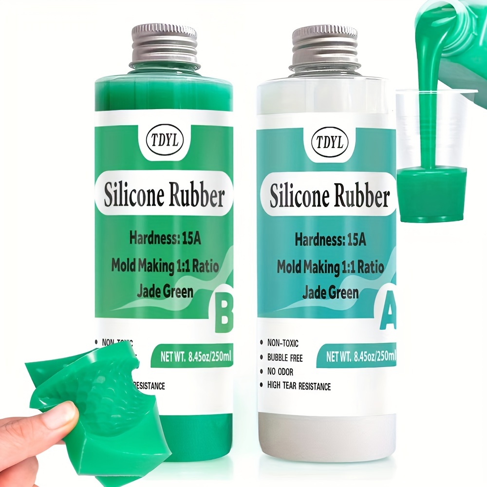 Liquid Silicone Rubber Kit For Diy Mold Making Soft Ab Silicone Rubber Kit  2 Parts Mixing