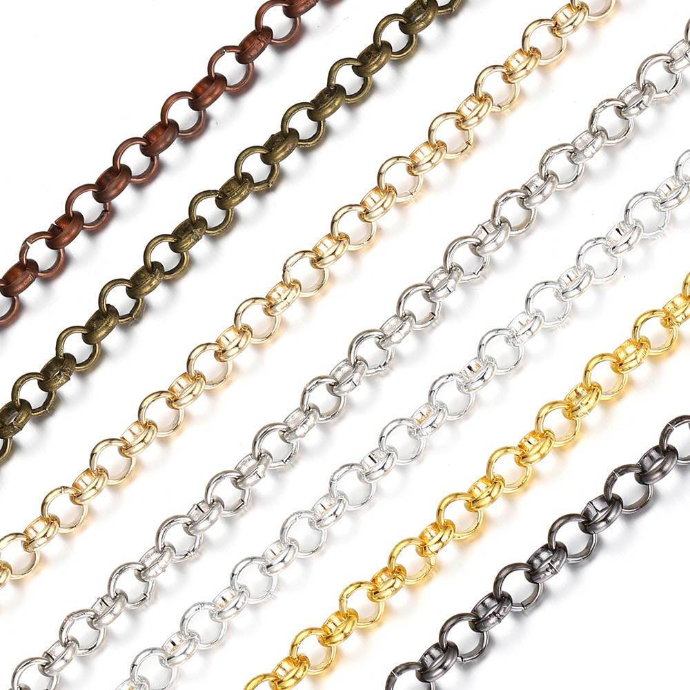 1.5mm 2mm 2.4mm 3.2mm Ball Beads Stainless Steel Beaded Ball Chain Bulk Jewelry  Chains for Necklaces DIY Jewelry Making - AliExpress