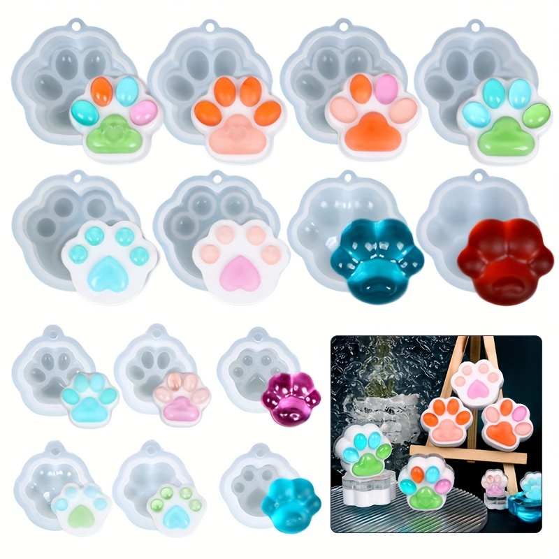 Dog Paw Fresh Molds Create Unique Home Decor Silicone Fresh - Temu