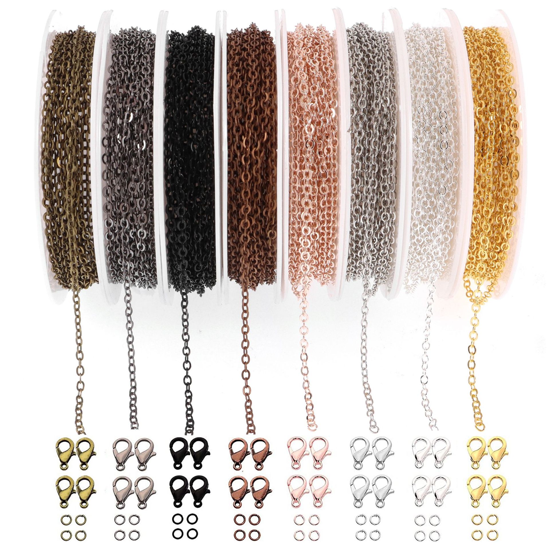3 Meter Link Clip Beads Chains For Necklace Bracelet Diy - Temu
