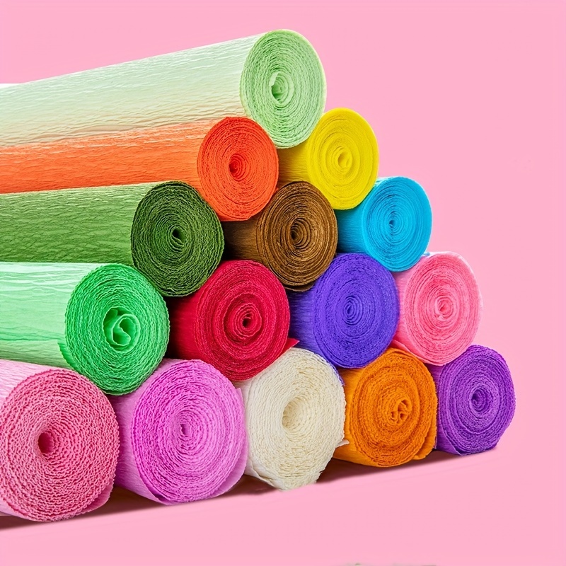 Colored Crepe Paper Sheets Crepe Paper for DIY Crafting - China Color Crepe  Paper, Color Crepe Wrapping Paper