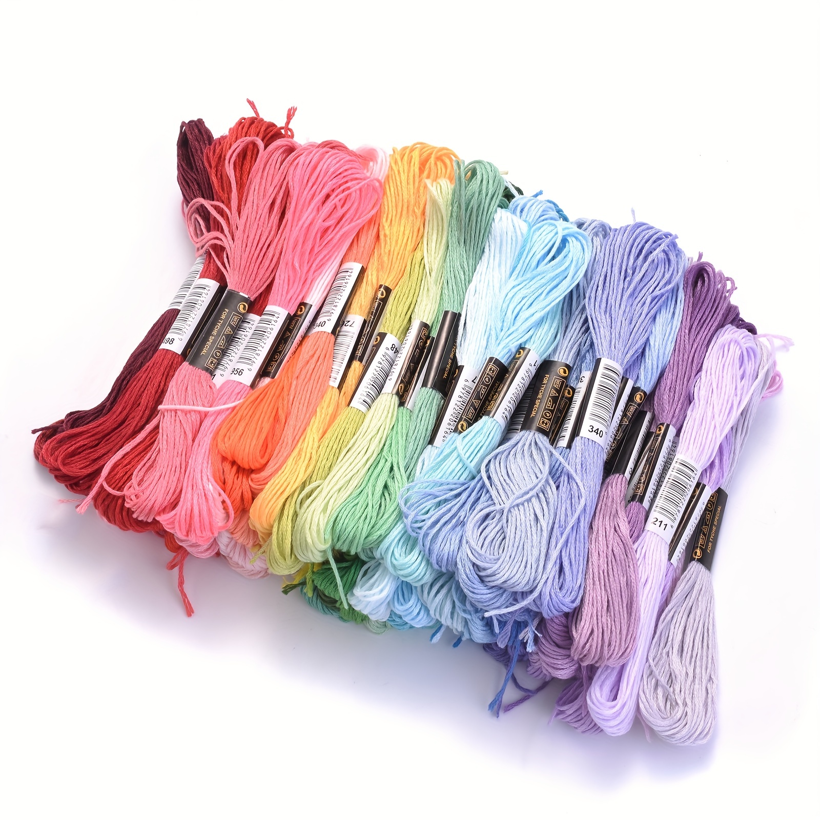 Cross Stitch Hand Embroidery Thread Stranded Cotton Craft Sewing Floss  24skeins - China Thread and Sewing price