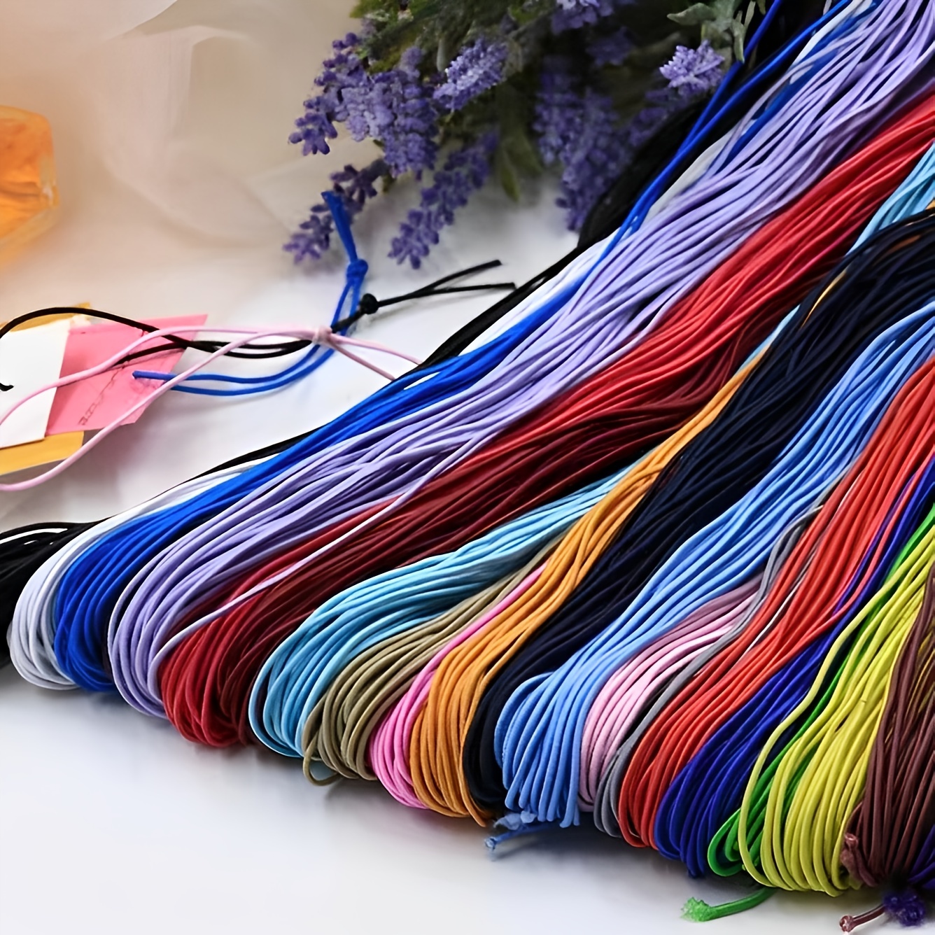 1.2mm Crystal Line String Transparent Elastic Cord Clear Stretch Cord 1.2mm  Stretchy String For Bracelets Spandex Elastic Cord 1.2mm Crystal Line  String DIY Handcraft Transparent 