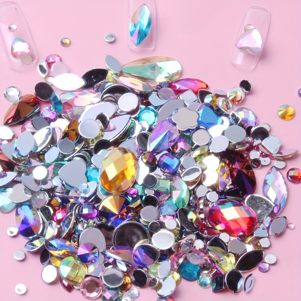  Crystal AB Rhinestones Bulk, 10000PCS Flat Back Round Jelly AB  Rhinestones Non-Hotfix Crystal Gems Wholesale for Crafts Makeup Nails Face  Tumblers Clothes Shoes Handmade Decoration 3mm : Beauty & Personal Care