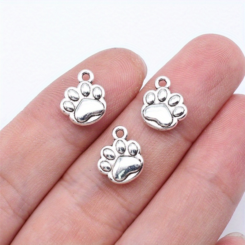 Zinc Alloy Charms Antique Silver Color Cat Charms Pendants For Diy