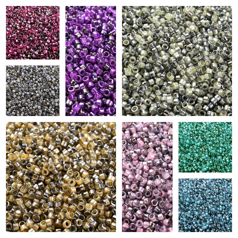 QUEFE 40000pcs 2mm Glass Seed Beads for Jewelry Making Kit 440pcs