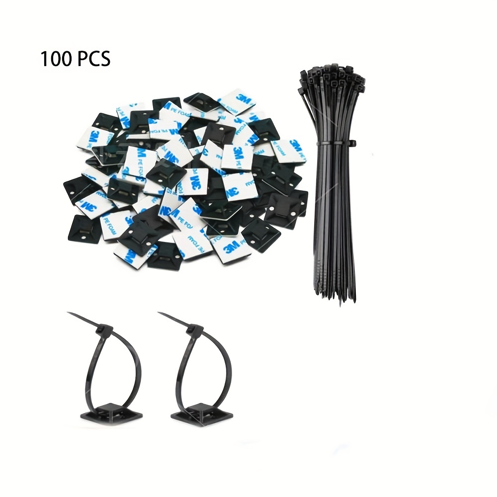 100pcs/lote 4*150mm Etiquetas Nylon Cables Lazos Plástico - Temu Chile