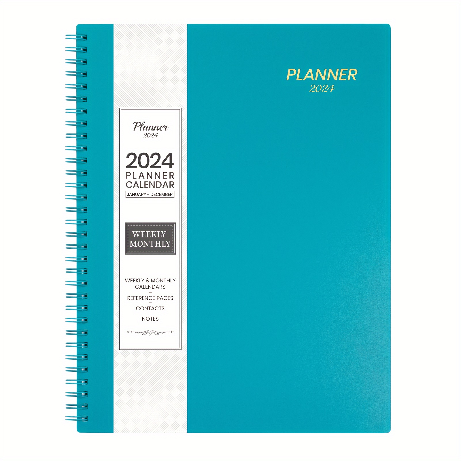 2024-2025 Monthly Calendar Planner Spiral 24 Months Office Planner From Jan  2024 - Dec 2025 - 8*5.5 Time Management Personal Agenda To Increactive  Productivity Organize, 32 Sheets/64pages