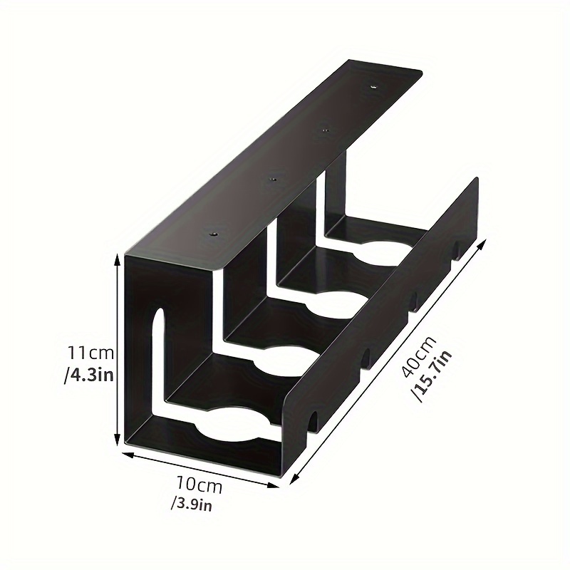  Under Desk Cable Management Tray, 15.7'' No Drill