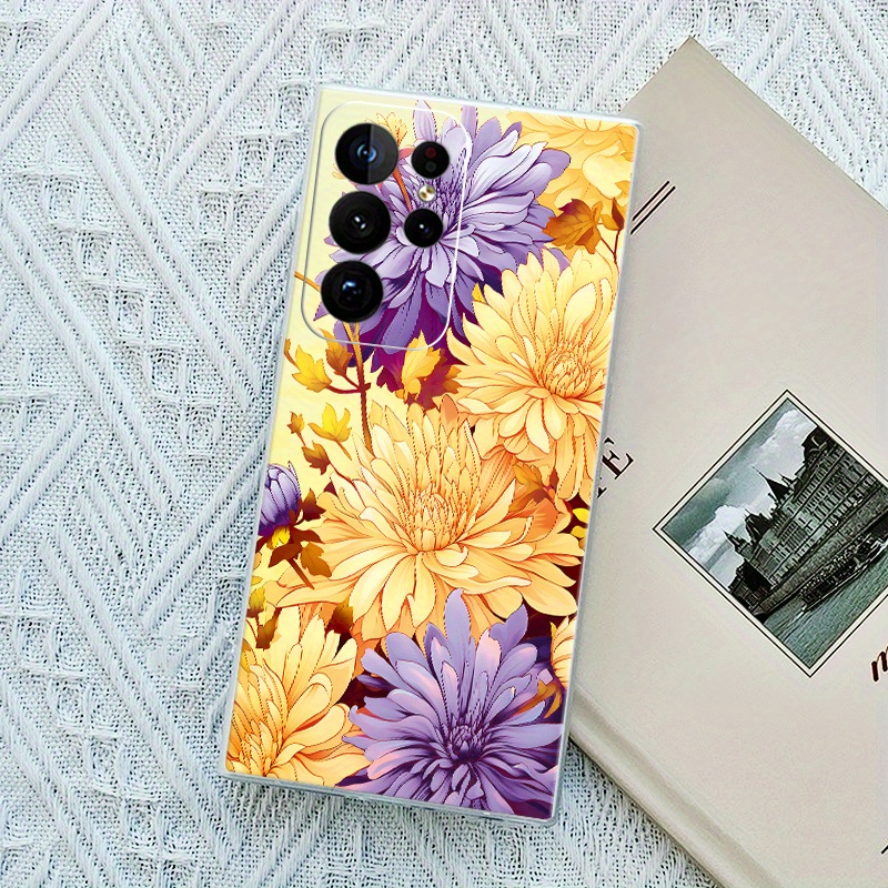 A12 Vs A32 5gsamsung Galaxy A52s 5g Shockproof Case - Flower Painted,  Anti-scratch Cover