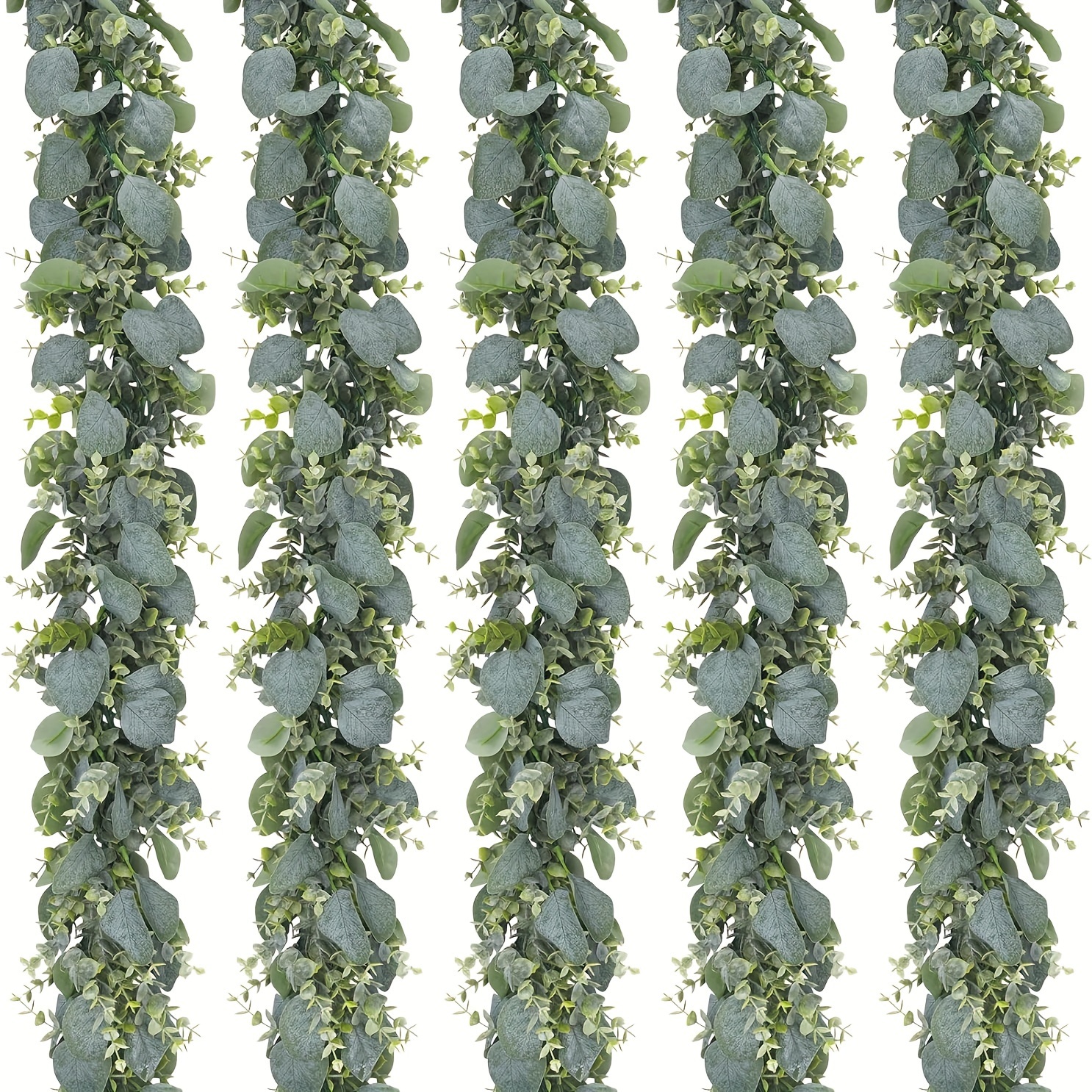 16pcs Artificial Italian Ruscus Greenery Stem, Faux Floral Hanging Greenery  Spray For Wedding Bouquet,Arch,Table Centerpieces And Home Decor