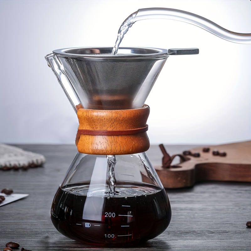 1L Water Drip Coffee Maker Espresso Coffee Cold Brew Filter Tools Ice  Percolator Machine Reusable Dripper