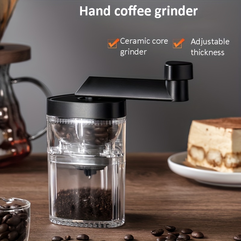 Manual Coffee Bean Grinder, Adjustable Grinder Coarseness Settings,  Espresso Grinder, Cold Brew, French Press, Drip, Burr Coffee Hand Grinder  Coffee Mill For Home, Portable, Camping, Travel - Temu