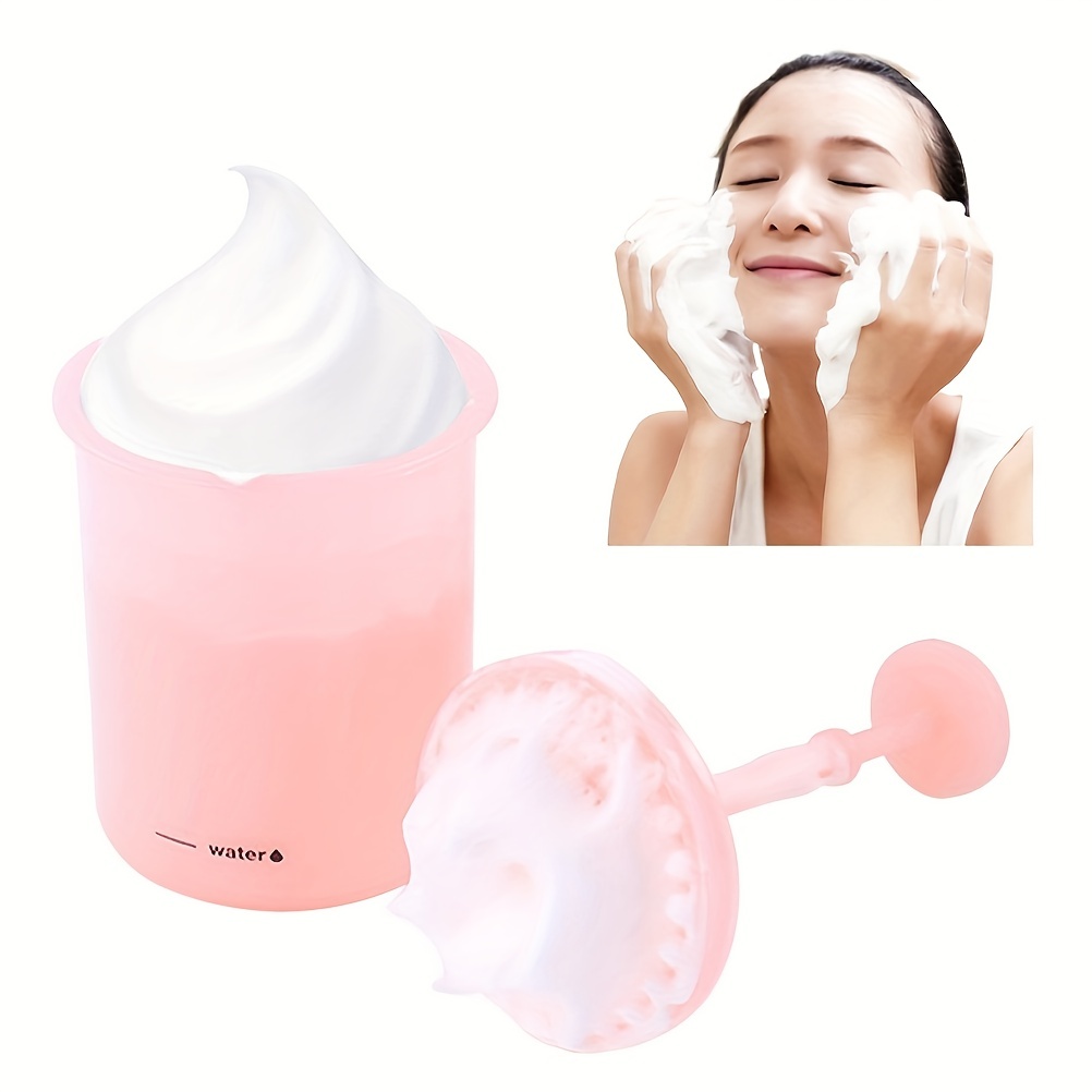 Facial Cleanser Foam Maker Portable Foaming Clean Tool Simple Shower Bath  Shampoo Bubble Maker for Face Clean Tool Reusable New - AliExpress