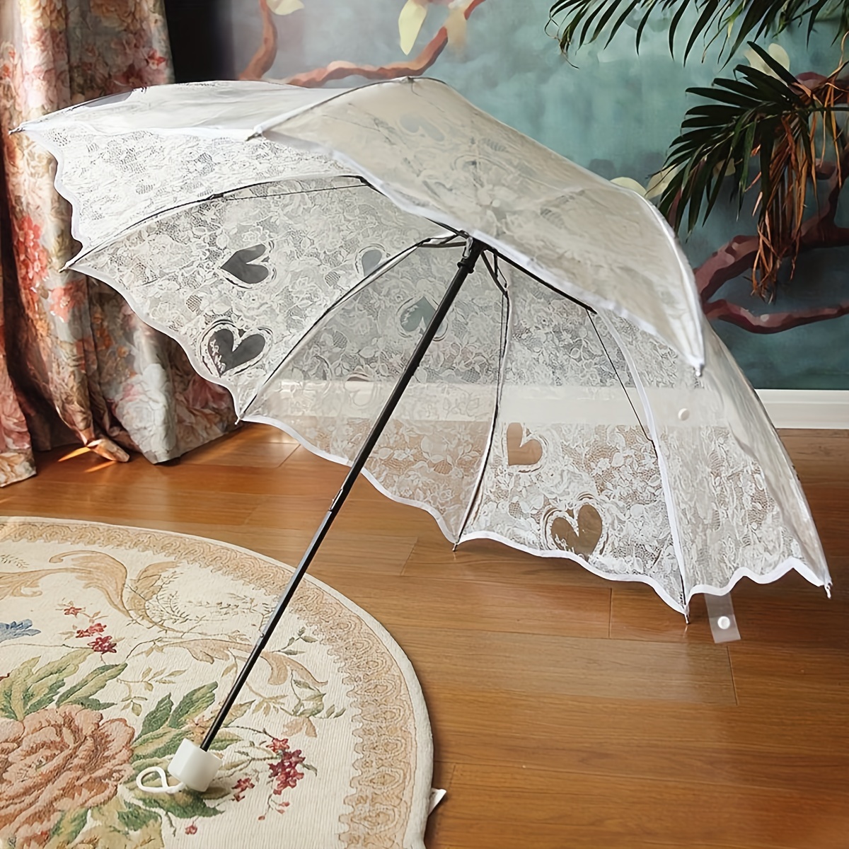 Walimex Pro - Mini Paraguas Transparente (91 cm, Plegable, tamaño de  Transporte de 40 cm), Blanco
