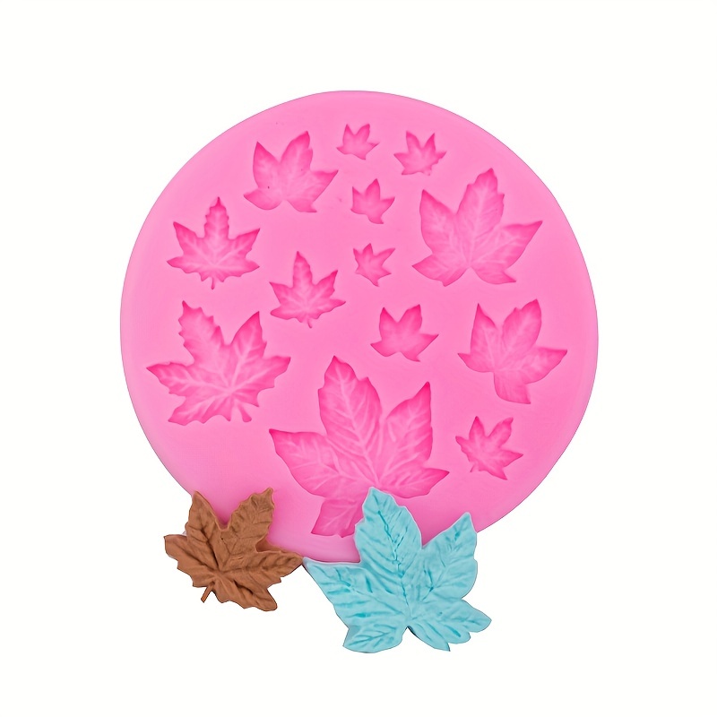 Tropical Leaf Flower Shape Silicone Mold Fan Leaf Mold Palm - Temu