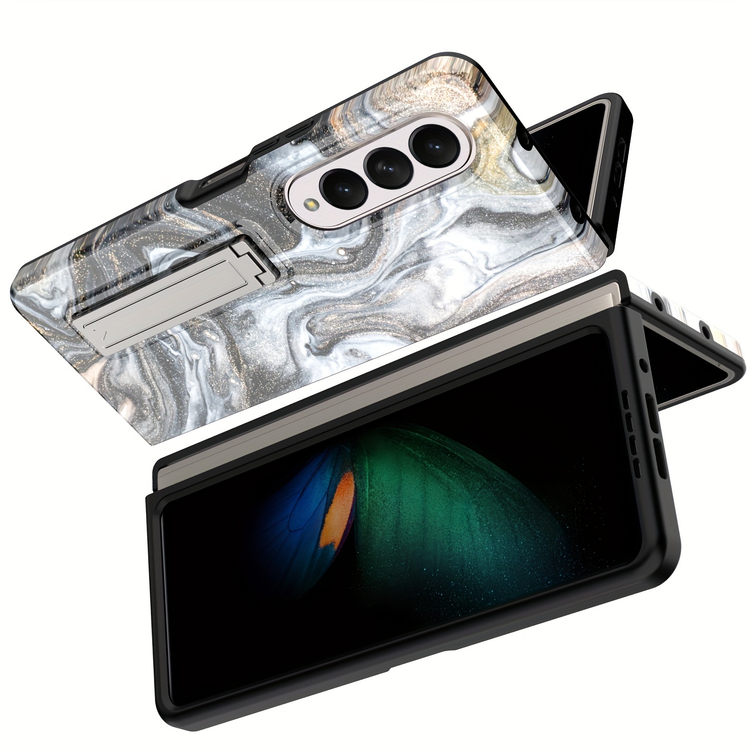 Para soporte de soporte para anillo Samsung Galaxy Z Flip 4 Funda con  protección de cámara - China Para Samsung Case y funda de teléfono precio