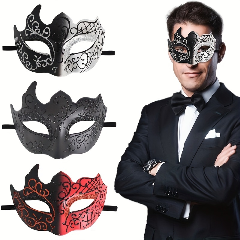 Máscara veneciana de carnaval Mardi Gras de Halloween máscara para mujer  cara completa