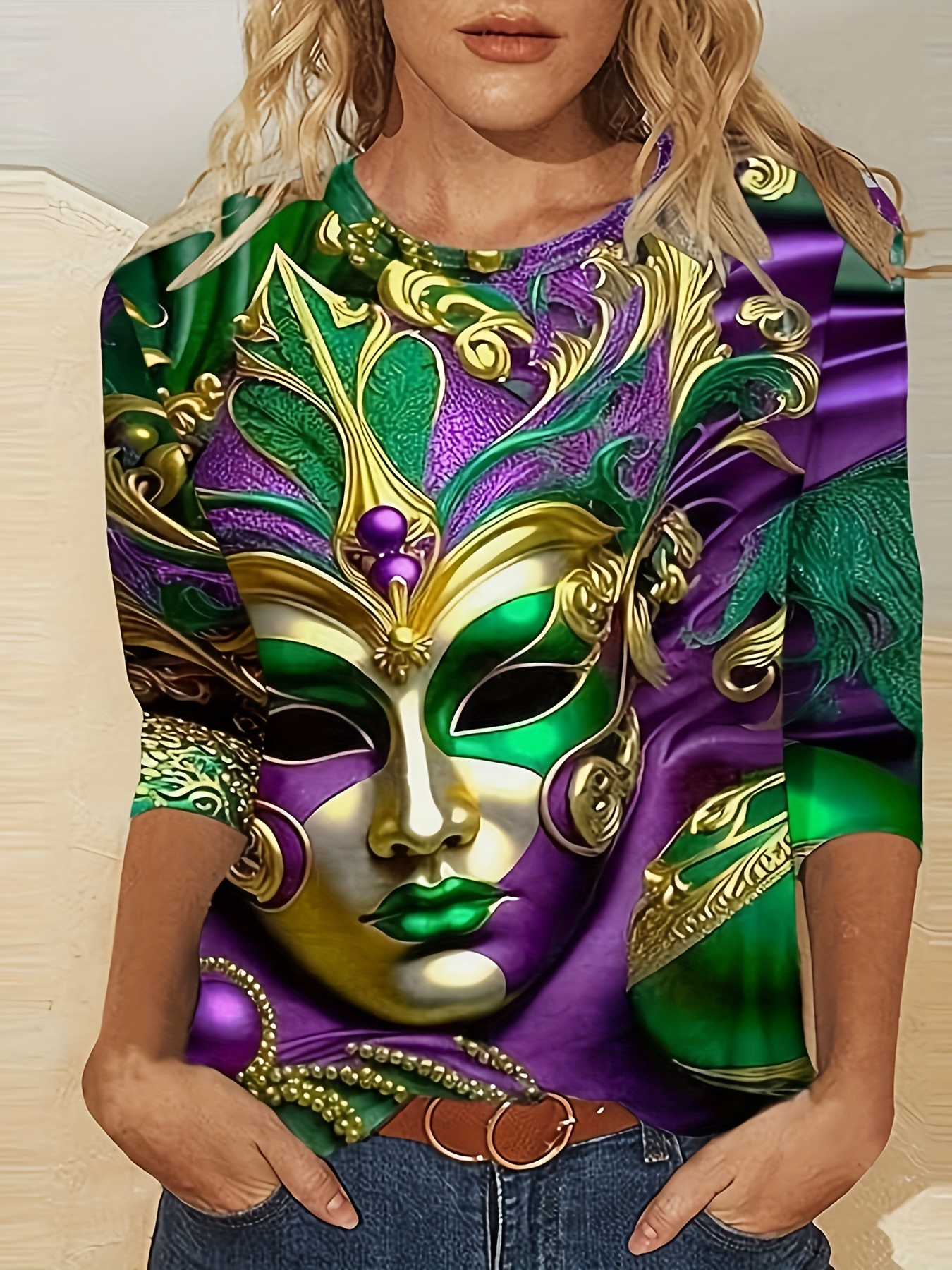 mardi gras womens shirts