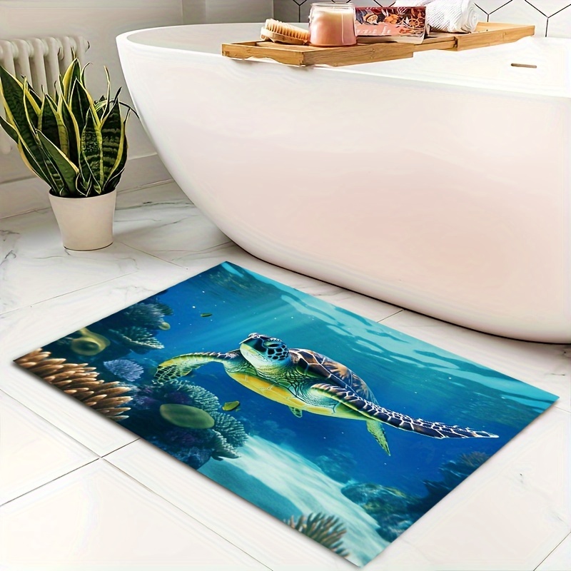 Alfombra de baño de diatomita, alfombra de baño absorbente, alfombra de baño  de diatomita, 35 x 45